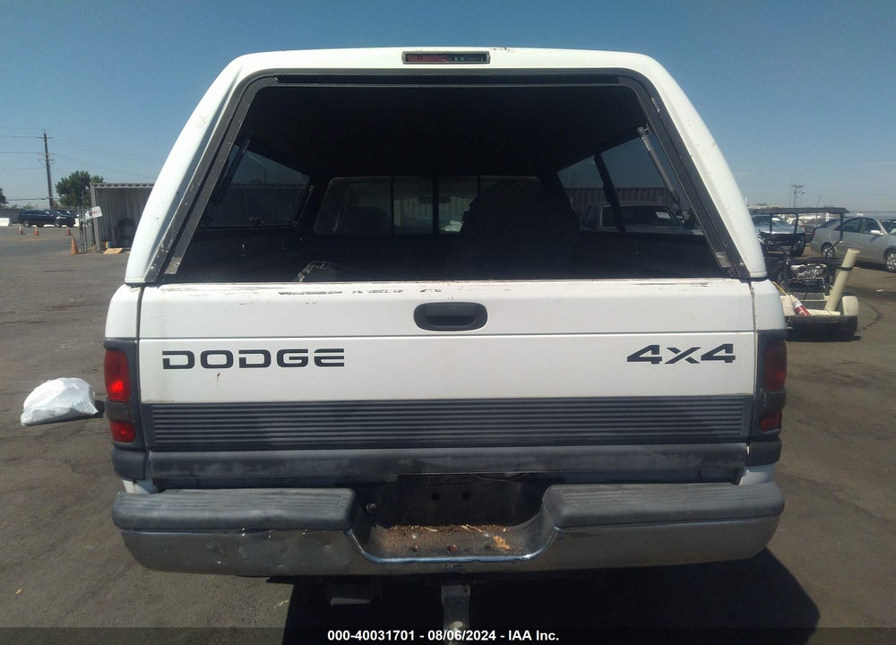 1999 DODGE RAM 2500 ST VIN: 1B7KF2368XJ645440