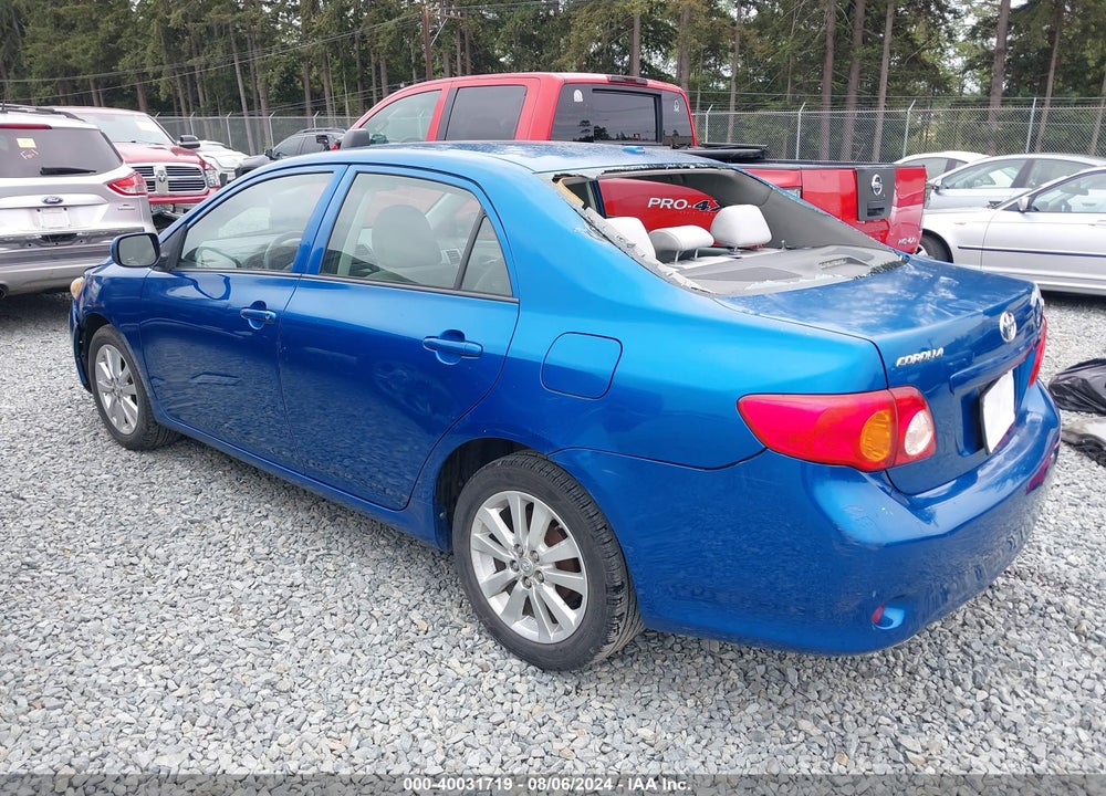 2009 TOYOTA COROLLA LE VIN: 1NXBU40E39Z099138