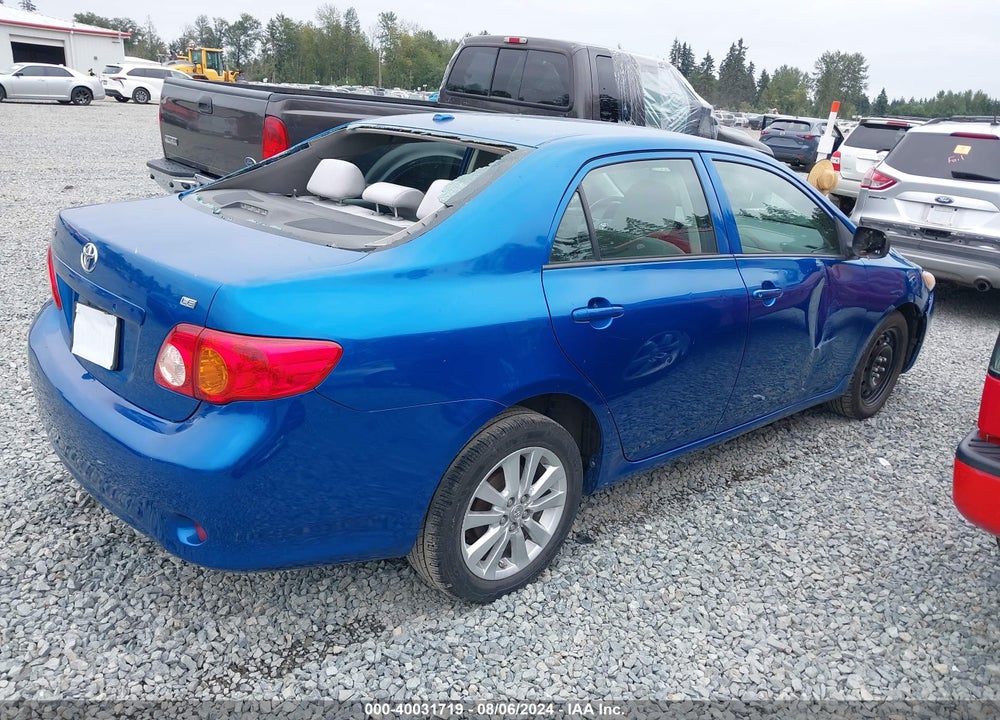2009 TOYOTA COROLLA LE VIN: 1NXBU40E39Z099138