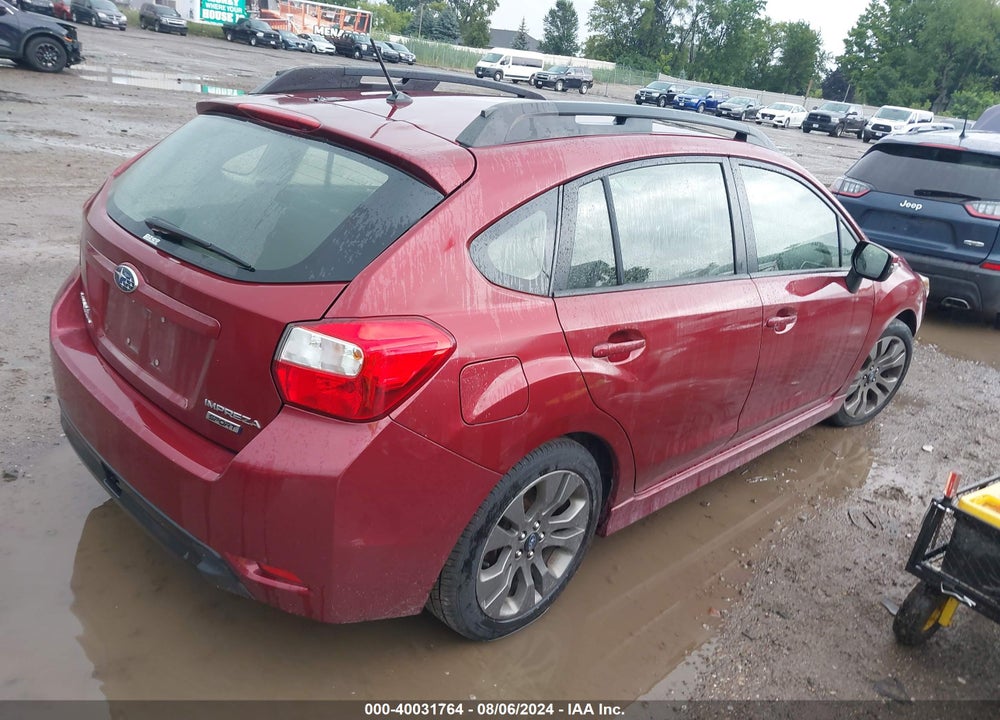 2015 SUBARU IMPREZA 2.0I SPORT PREMIUM VIN: JF1GPAU64F8303071
