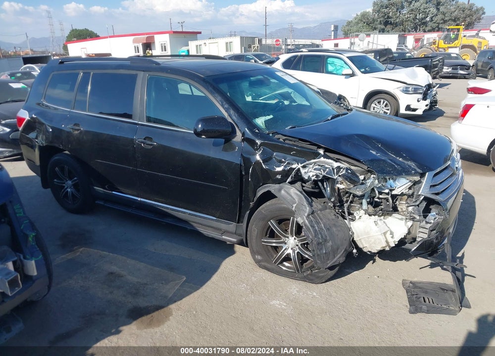 2013 TOYOTA HIGHLANDER SE V6 VIN: 5TDZK3EH4DS125295