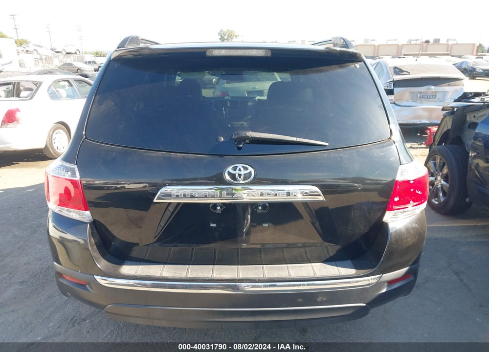 2013 TOYOTA HIGHLANDER SE V6 VIN: 5TDZK3EH4DS125295