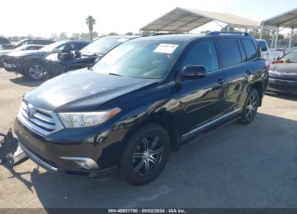 2013 TOYOTA HIGHLANDER SE V6 VIN: 5TDZK3EH4DS125295