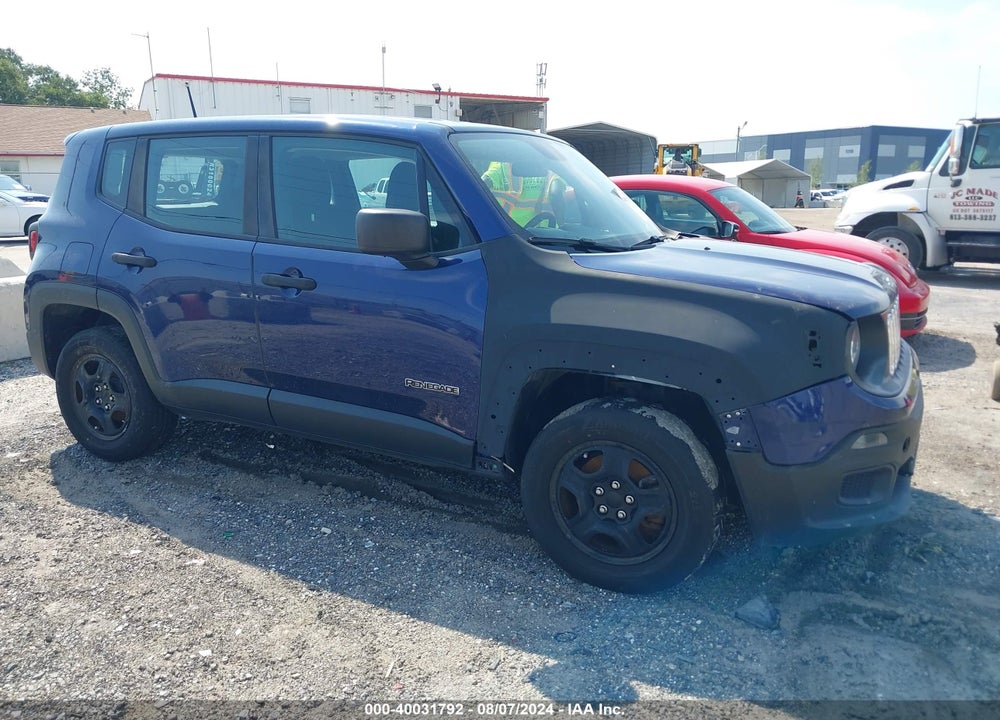 2017 JEEP RENEGADE SPORT 4X4 VIN: ZACCJBAB3HPE68042