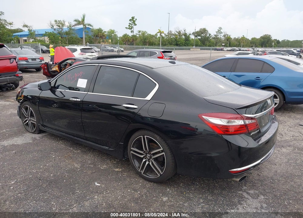 2016 HONDA ACCORD VIN: 1HGCR3F91GA008107