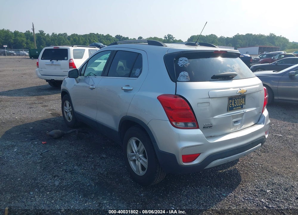 2017 CHEVROLET TRAX LT VIN: KL7CJLSB4HB223794
