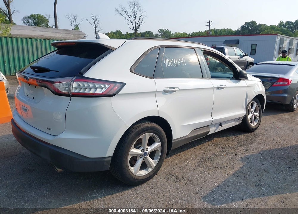 2015 FORD EDGE SE VIN: 2FMTK4G89FBB97439