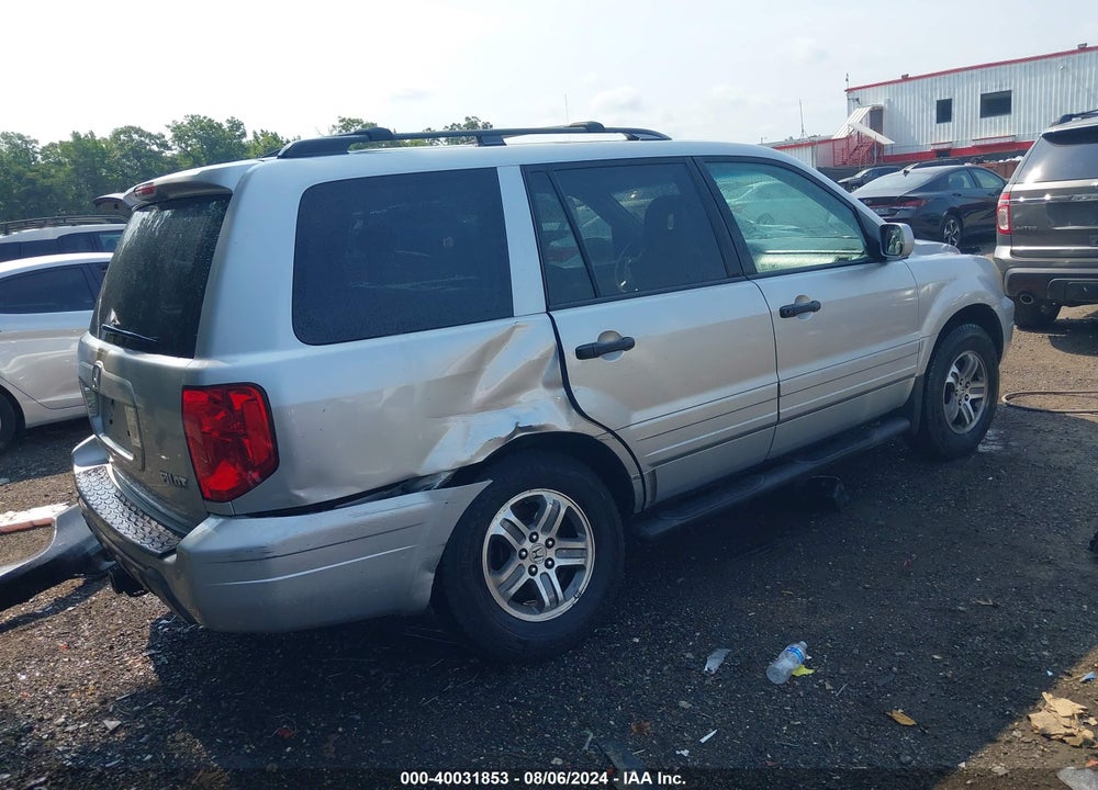 2005 HONDA PILOT EX-L VIN: 2HKYF18535H535678