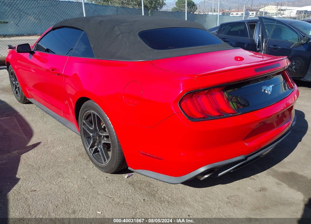 2020 FORD MUSTANG ECOBOOST PREMIUM VIN: 1FATP8UH5L5119697