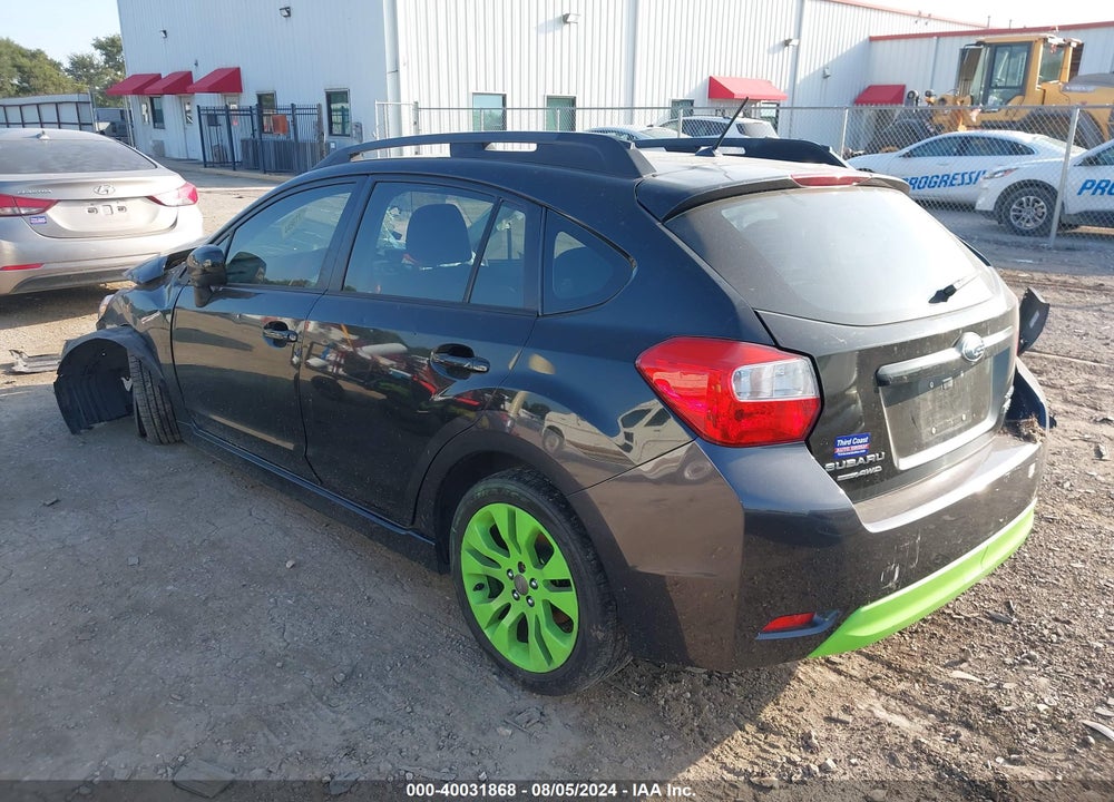 2012 SUBARU IMPREZA 2.0I SPORT PREMIUM VIN: JF1GPAL66CH237944
