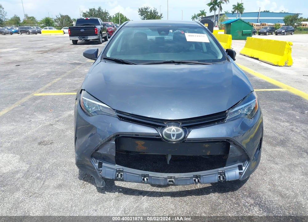 2018 TOYOTA COROLLA LE VIN: 5YFBURHEXJP853160