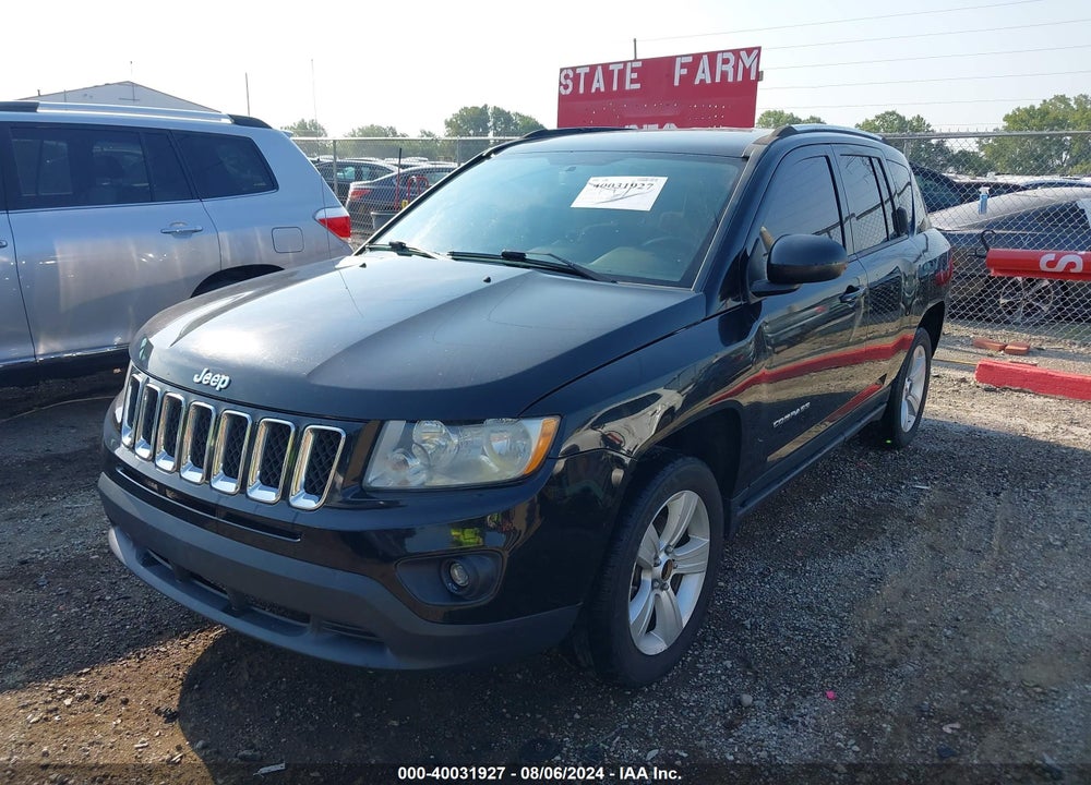 2012 JEEP COMPASS LATITUDE VIN: 1C4NJDEB3CD621542