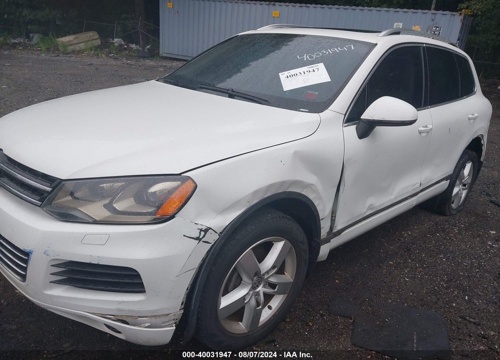 2012 VOLKSWAGEN TOUAREG VR6 LUX VIN: WVGEF9BP7CD010049