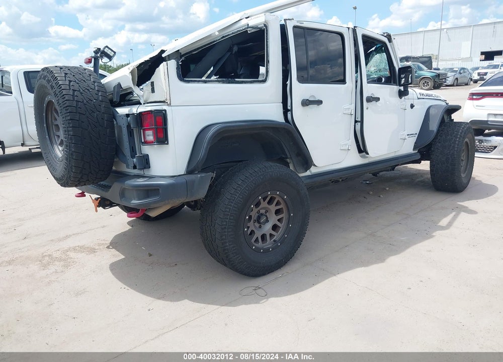 2016 JEEP WRANGLER UNLIMITED RUBICON HARD ROCK VIN: 1C4HJWFG9GL152388