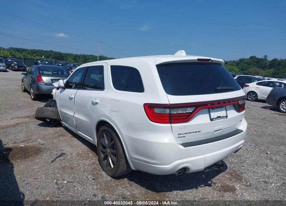 2017 DODGE DURANGO GT AWD VIN: 1C4RDJDG8HC923944
