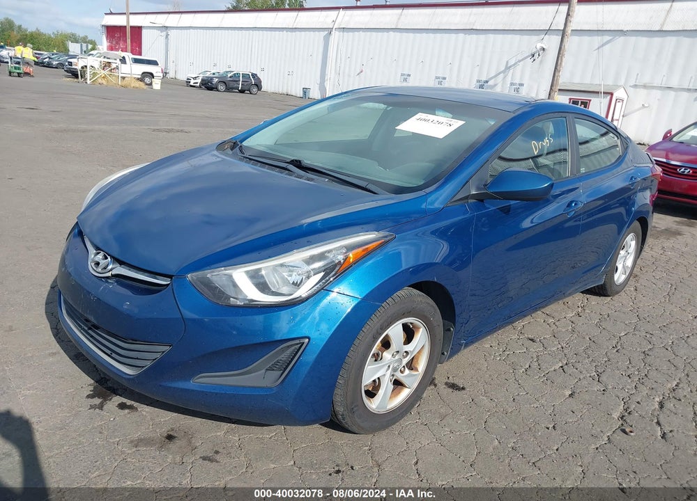 2014 HYUNDAI ELANTRA VIN: KMHDH4AE4EU122044
