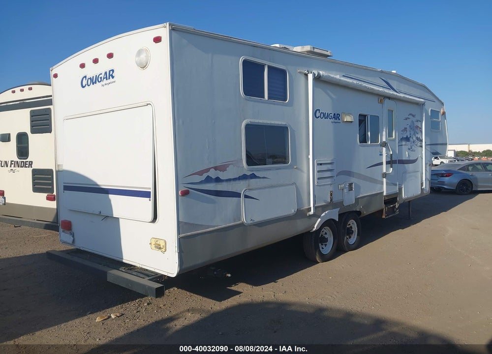 2005 KEYS COUGAR VIN: 4YDF281285K060426