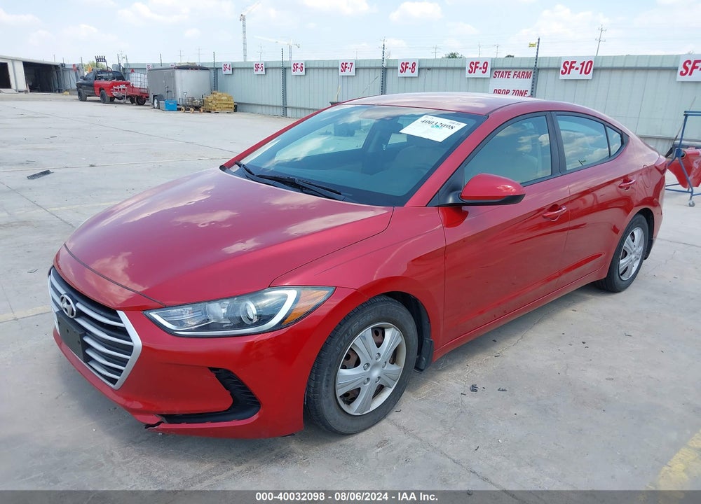 2017 HYUNDAI ELANTRA SE VIN: 5NPD74LF9HH205576