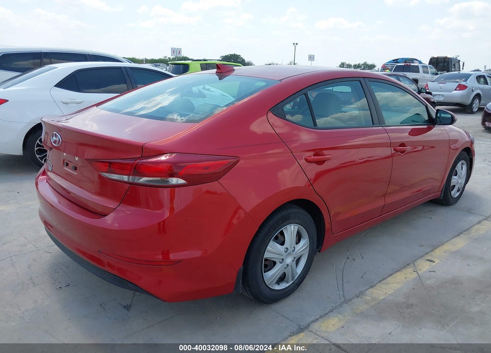 2017 HYUNDAI ELANTRA SE VIN: 5NPD74LF9HH205576