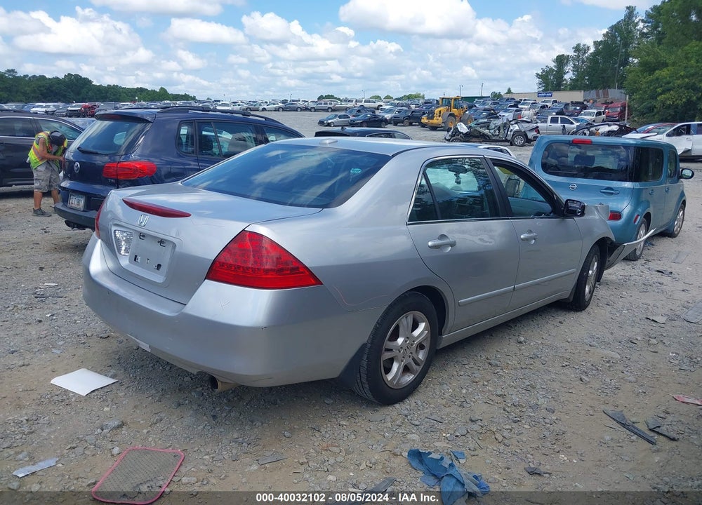 2006 HONDA ACCORD 2.4 EX VIN: 1HGCM56756A160463