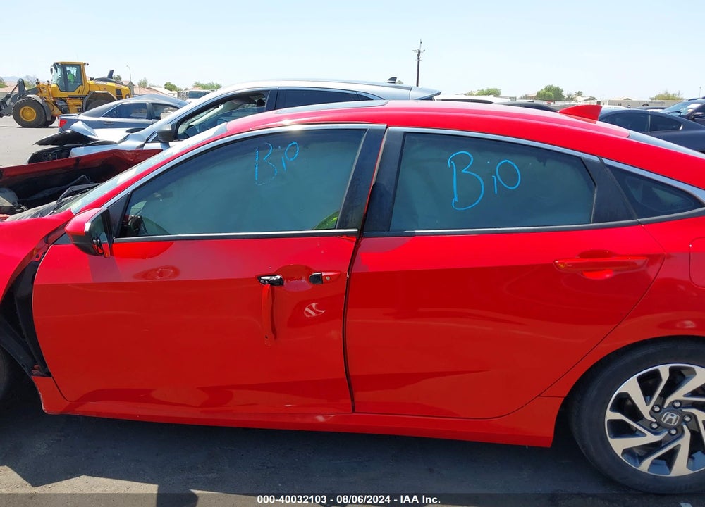 2018 HONDA CIVIC EX VIN: 2HGFC2F7XJH533862