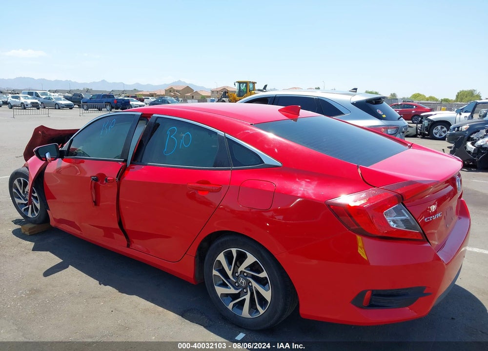 2018 HONDA CIVIC EX VIN: 2HGFC2F7XJH533862