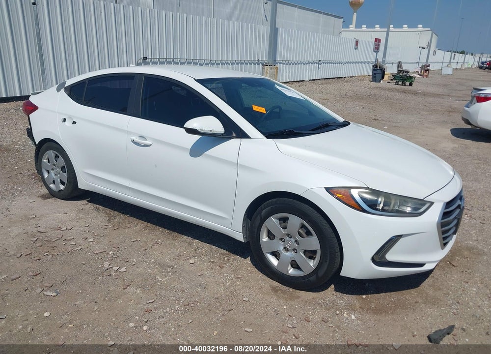 2017 HYUNDAI ELANTRA SE VIN: 5NPD84LFXHH036424