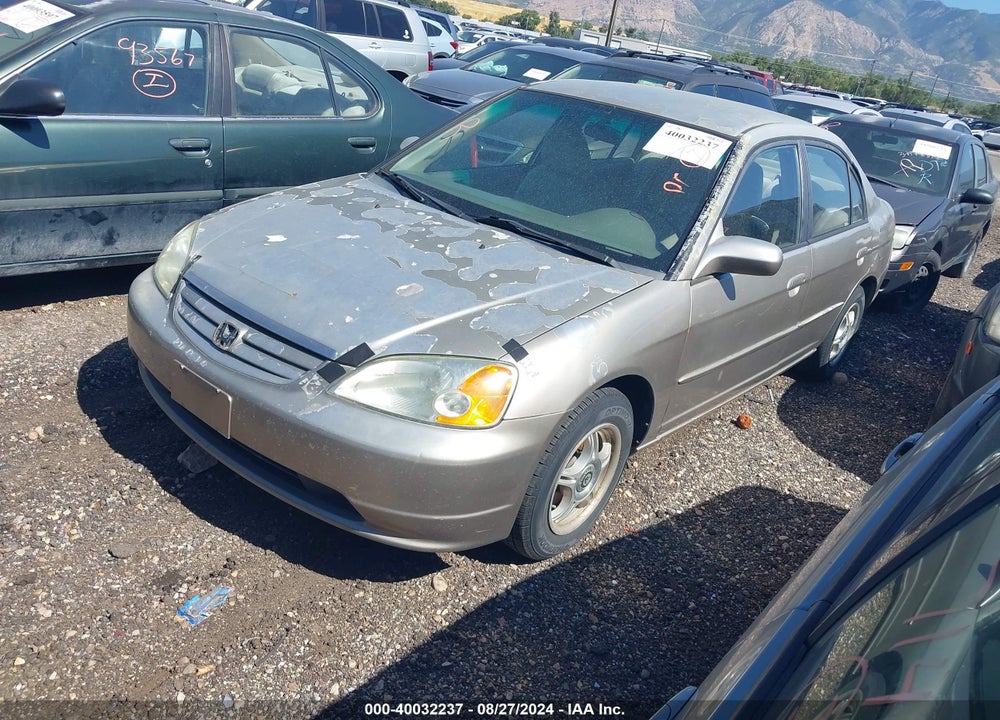2002 HONDA CIVIC VIN: 1HGES16562L035153