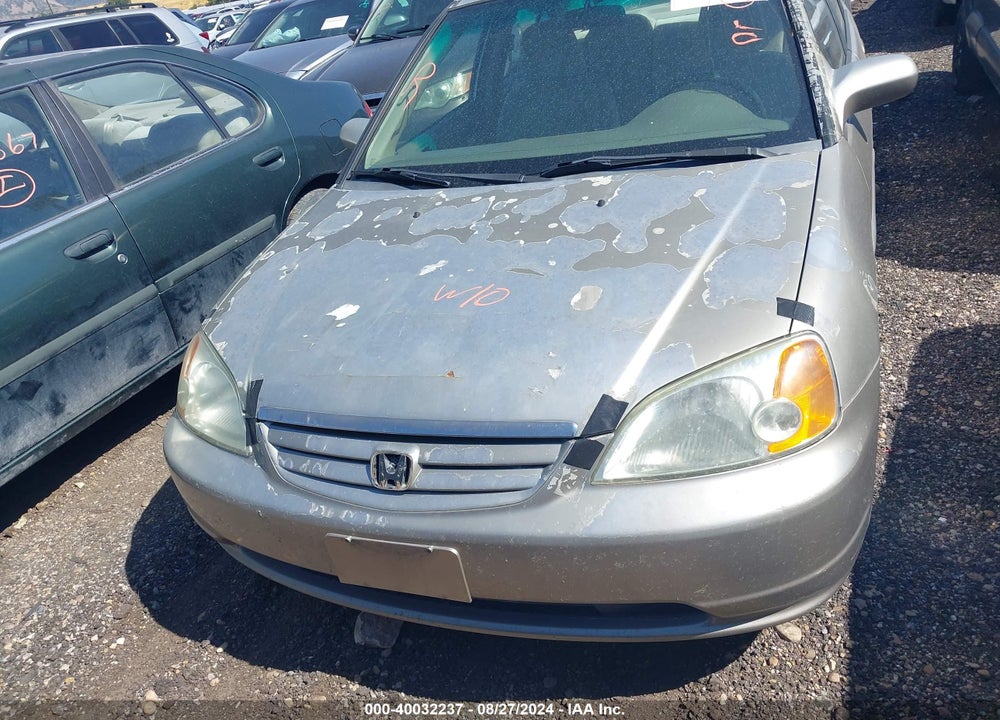 2002 HONDA CIVIC VIN: 1HGES16562L035153
