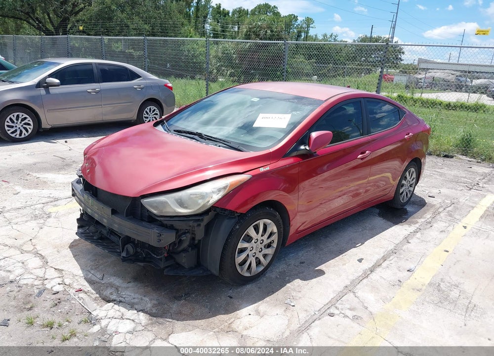 2013 HYUNDAI ELANTRA GLS VIN: KMHDH4AE7DU486053