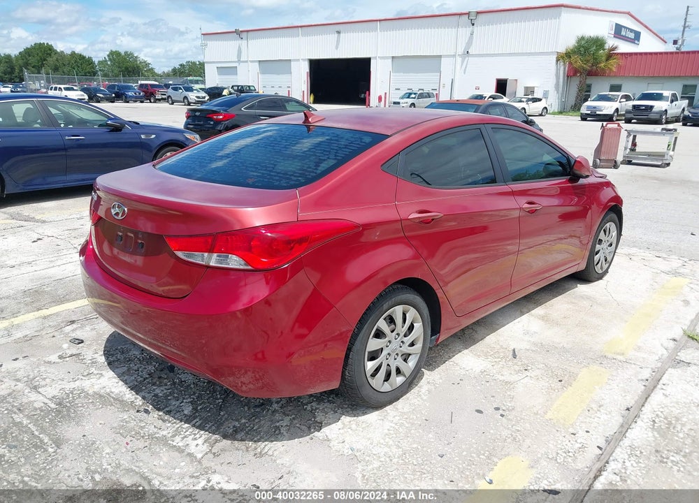 2013 HYUNDAI ELANTRA GLS VIN: KMHDH4AE7DU486053