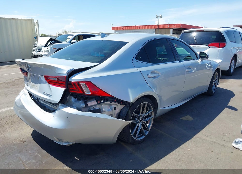 2016 LEXUS IS 200T VIN: JTHBA1D21G5010037