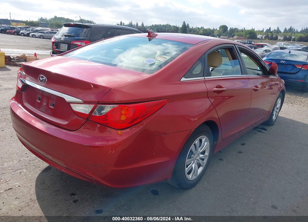 2012 HYUNDAI SONATA GLS VIN: 5NPEB4AC4CH488683