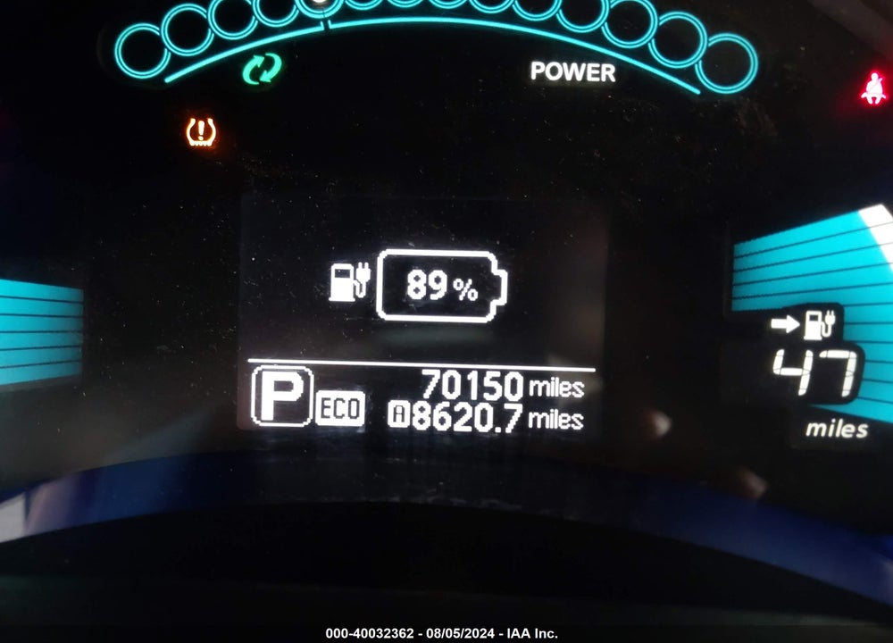2014 NISSAN LEAF S VIN: 1N4AZ0CP2EC336084
