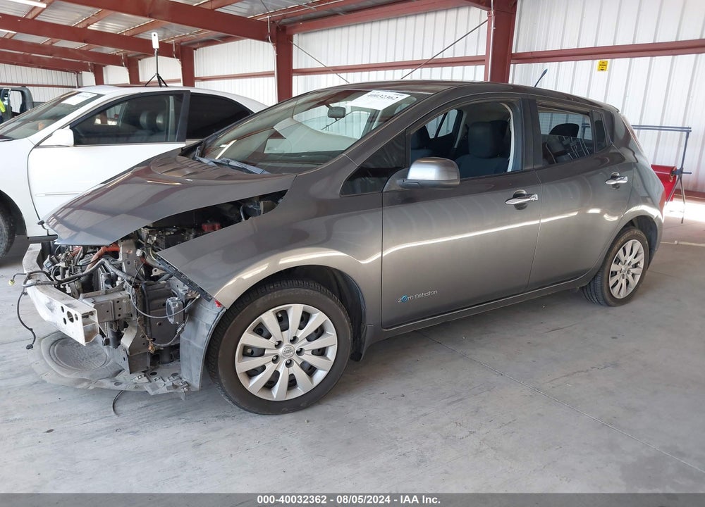 2014 NISSAN LEAF S VIN: 1N4AZ0CP2EC336084