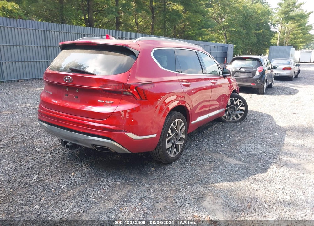 2022 HYUNDAI SANTA FE CALLIGRAPHY VIN: 5NMS5DAL8NH465000