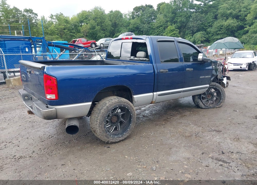 2006 DODGE RAM 3500 SLT/TRX4 OFF ROAD/SPORT VIN: 3D7LX38C66G121134