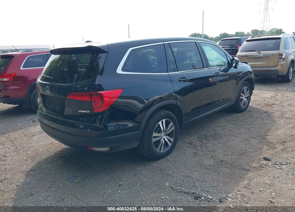 2017 HONDA PILOT EX-L VIN: 5FNYF6H59HB072929