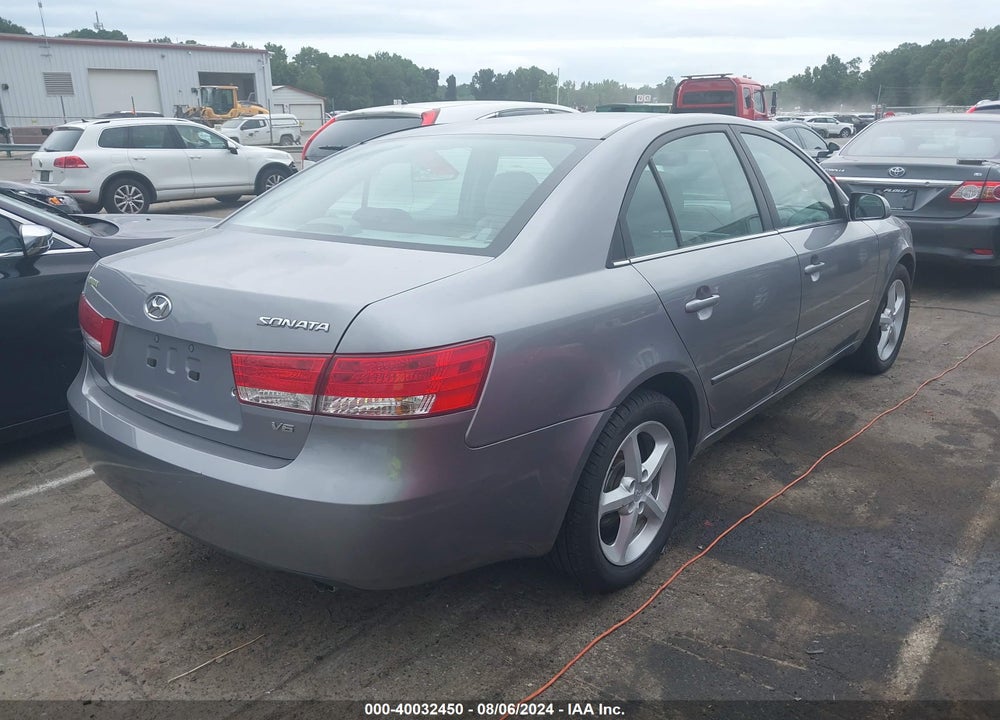 2006 HYUNDAI SONATA GLS V6/LX V6 VIN: 5NPEU46F06H079260