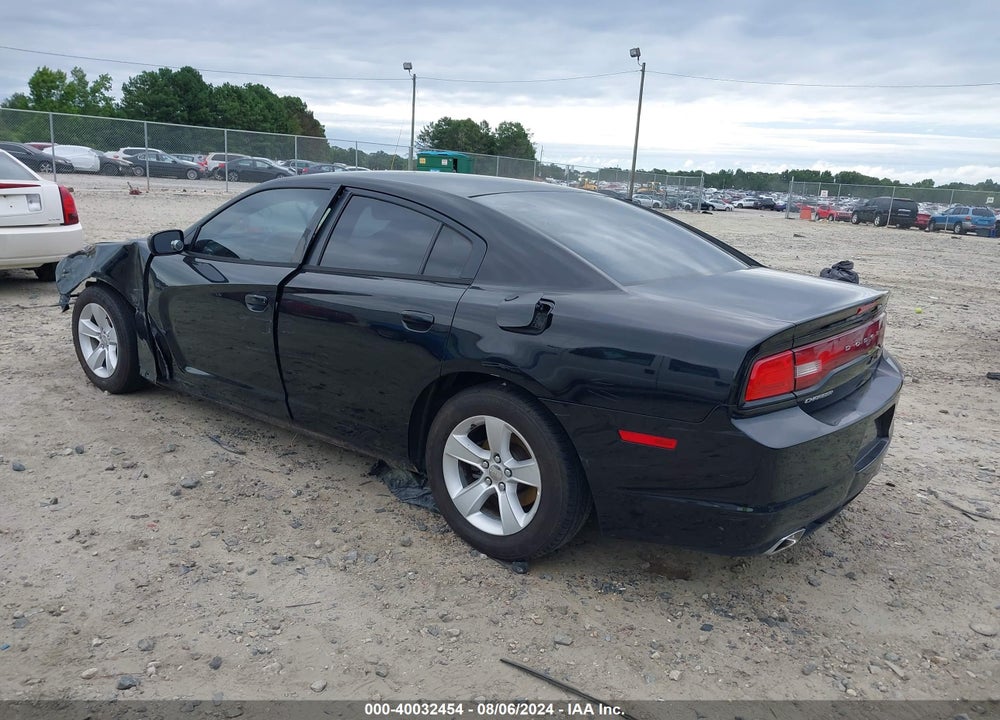2013 DODGE CHARGER SE VIN: 2C3CDXBG2DH737467