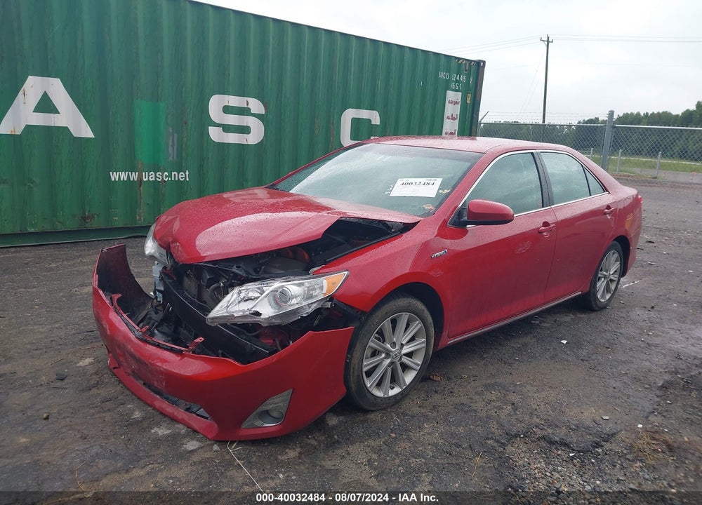 2014 TOYOTA CAMRY HYBRID XLE VIN: 4T1BD1FK4EU100903