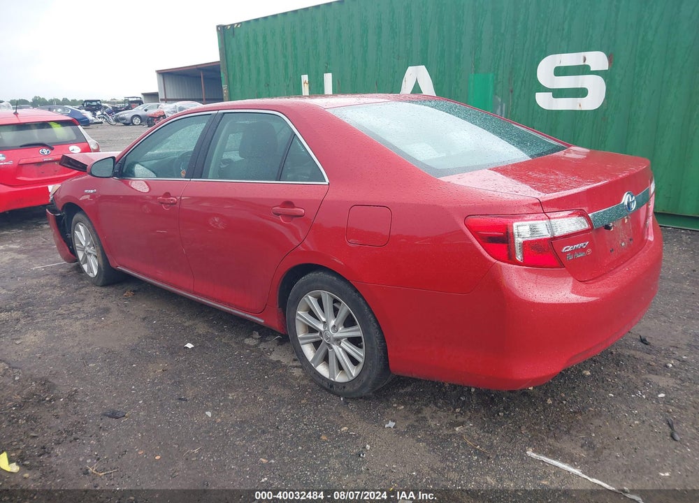 2014 TOYOTA CAMRY HYBRID XLE VIN: 4T1BD1FK4EU100903