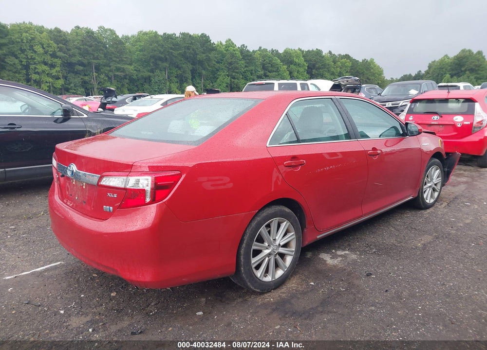 2014 TOYOTA CAMRY HYBRID XLE VIN: 4T1BD1FK4EU100903
