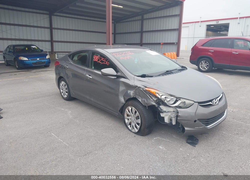 2012 HYUNDAI ELANTRA GLS VIN: 5NPDH4AE6CH078057