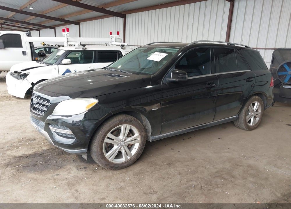 2012 MERCEDES-BENZ ML 350 4MATIC VIN: 4JGDA5HB0CA002858