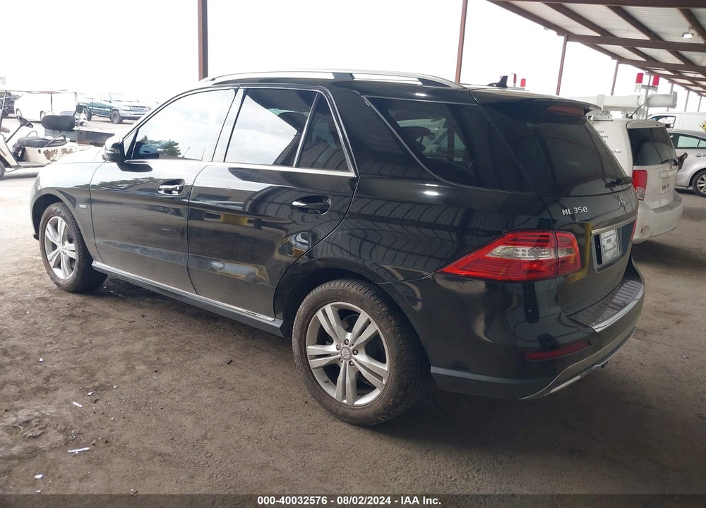 2012 MERCEDES-BENZ ML 350 4MATIC VIN: 4JGDA5HB0CA002858