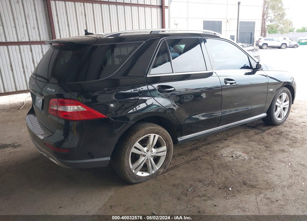 2012 MERCEDES-BENZ ML 350 4MATIC VIN: 4JGDA5HB0CA002858