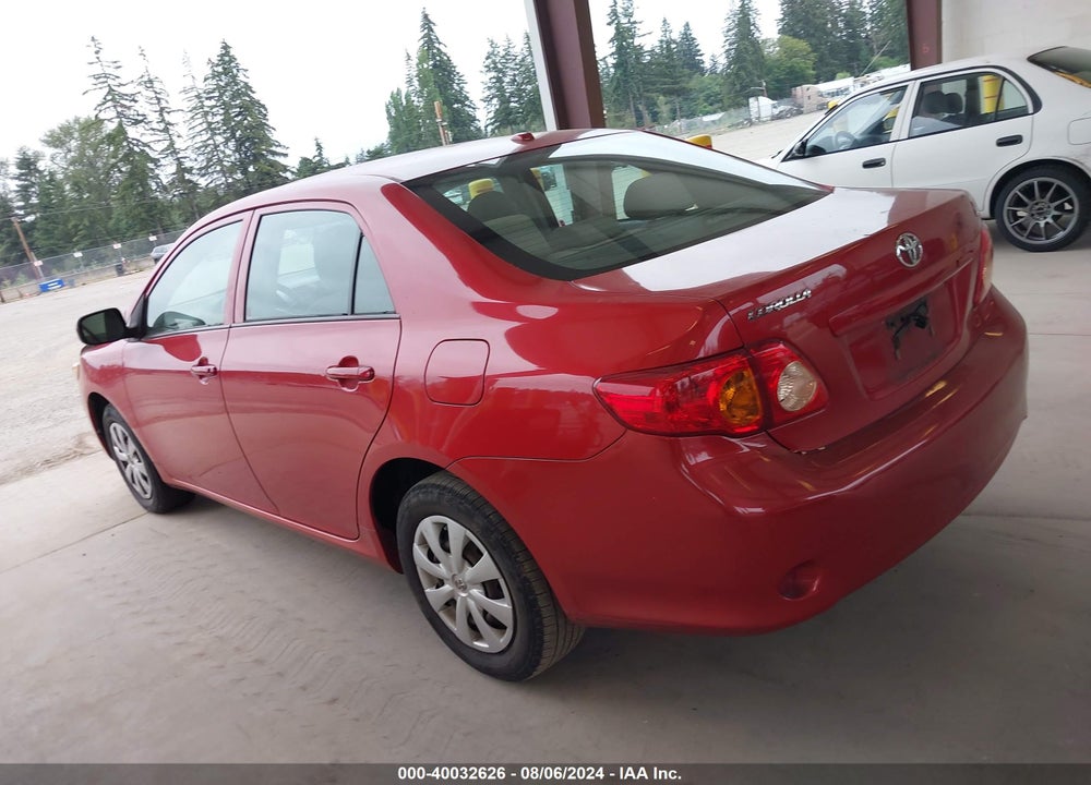 2009 TOYOTA COROLLA LE VIN: 1NXBU40E99Z077452