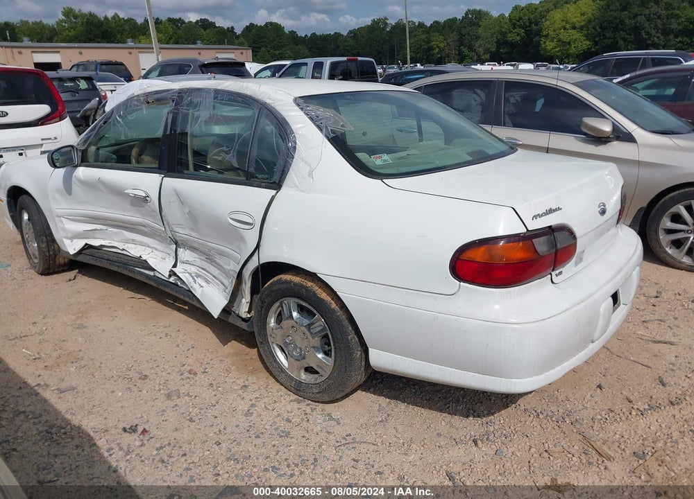 2001 CHEVROLET MALIBU VIN: 1G1ND52J316225484