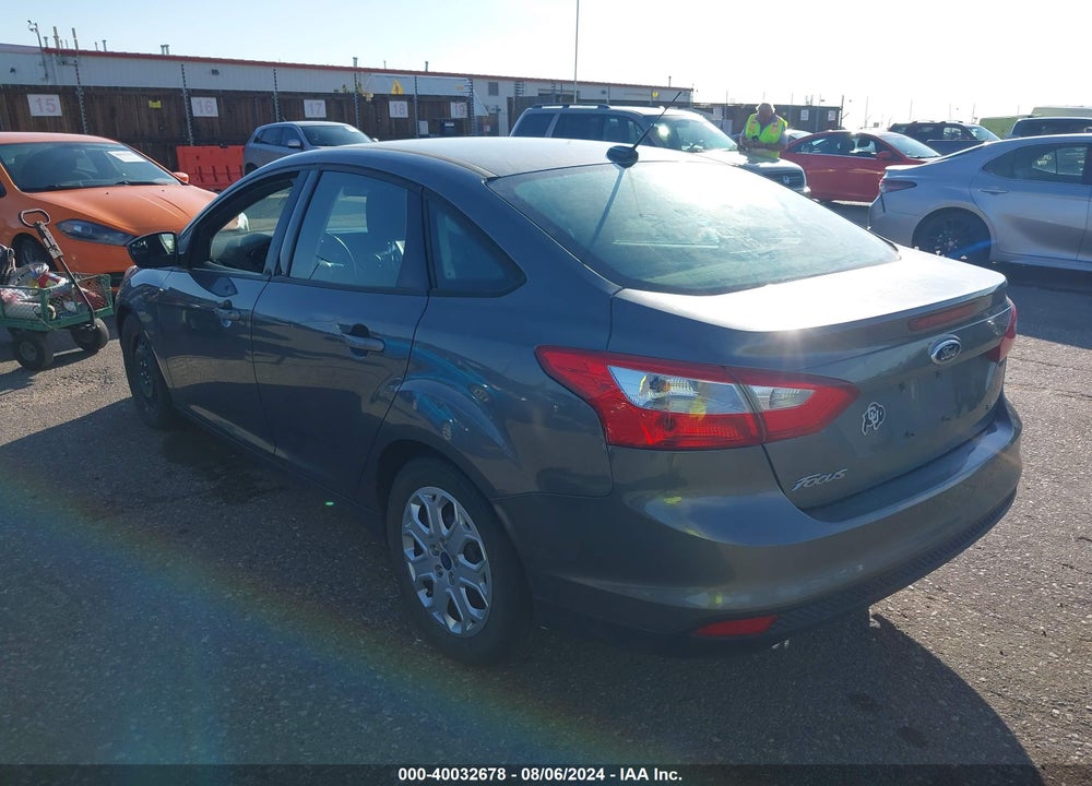 2012 FORD FOCUS SE VIN: 1FAHP3F29CL108750